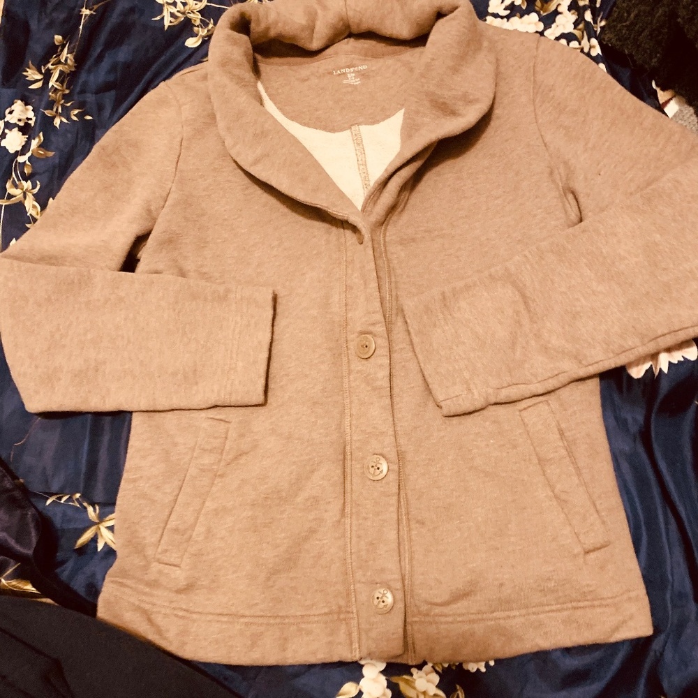 Lands End cardigan